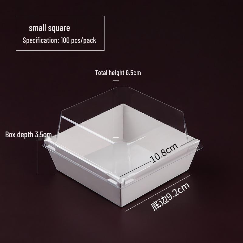Rousong Xiaobei Pastry Box: Oil-Proof Takeout Container for Desserts, Snow Mei Niang, Puffs, and Cake Rolls.