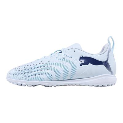 Future 9 Comfortable Durable Kids Football Shoes Light Blue White Kids Football Shoes 108929-03