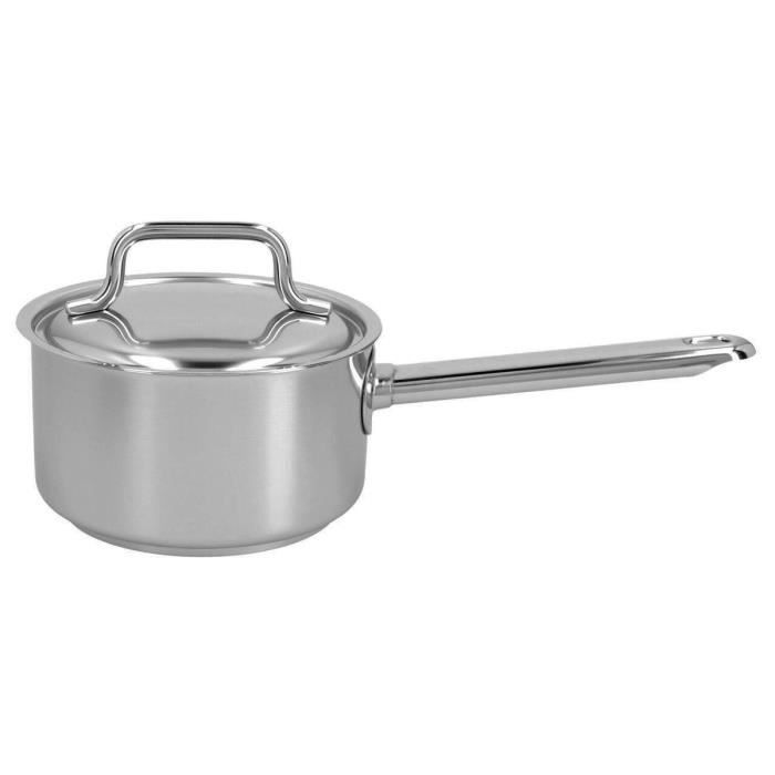 DEMEYERE - Apollo 7 - Casserole avec Couvercle - 14 cm, Capacité: 1.0 l, Inox 18/10, Argent