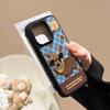Applicable to iPhone16/17Promax mobile phone case autumn and winter leather pattern Apple 15/14 versatile anti-drop protective case