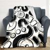 1pc Abstract Patterns Blanket Warm, Cozy, And Soft, Suitable for Sofas, Beds, Cars, And Office Use.Perfect for Camping And Travel, Making It a Great G