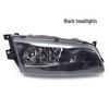 Compatible Headlight Assembly for JAC Refine Business Car - Black/White Base with Corner Light