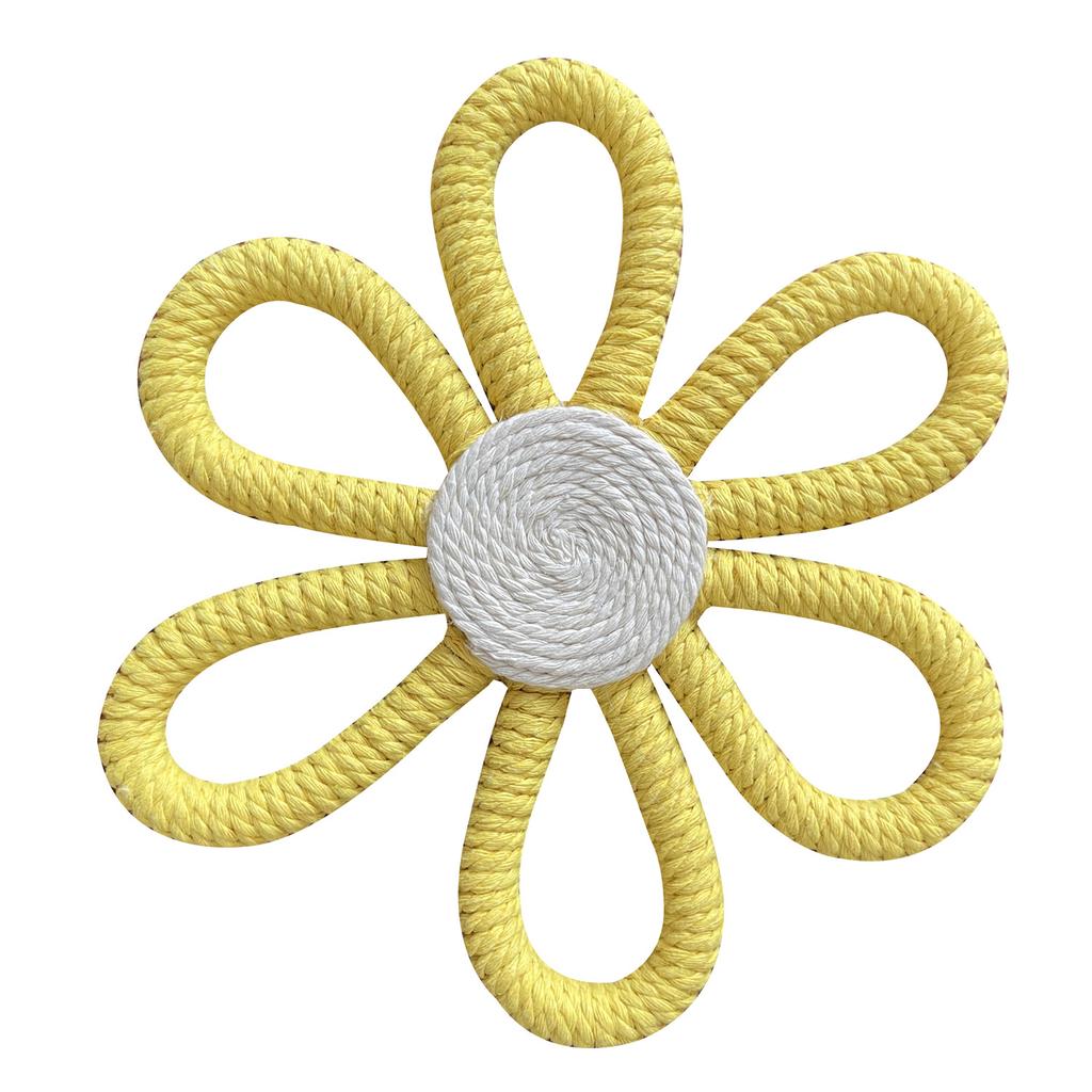 Macaron Color Children's Room Decoration Chrysanthemum Weaving Lace Wall Hanging Home Baby Girl Children's Wall Decoration