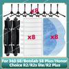 Compatible For 360 S8 / Botslab S8 Plus / Honor Choice R2 / R2s Lite / R2 Plus Spare Main Side Brush Filters Mops Parts