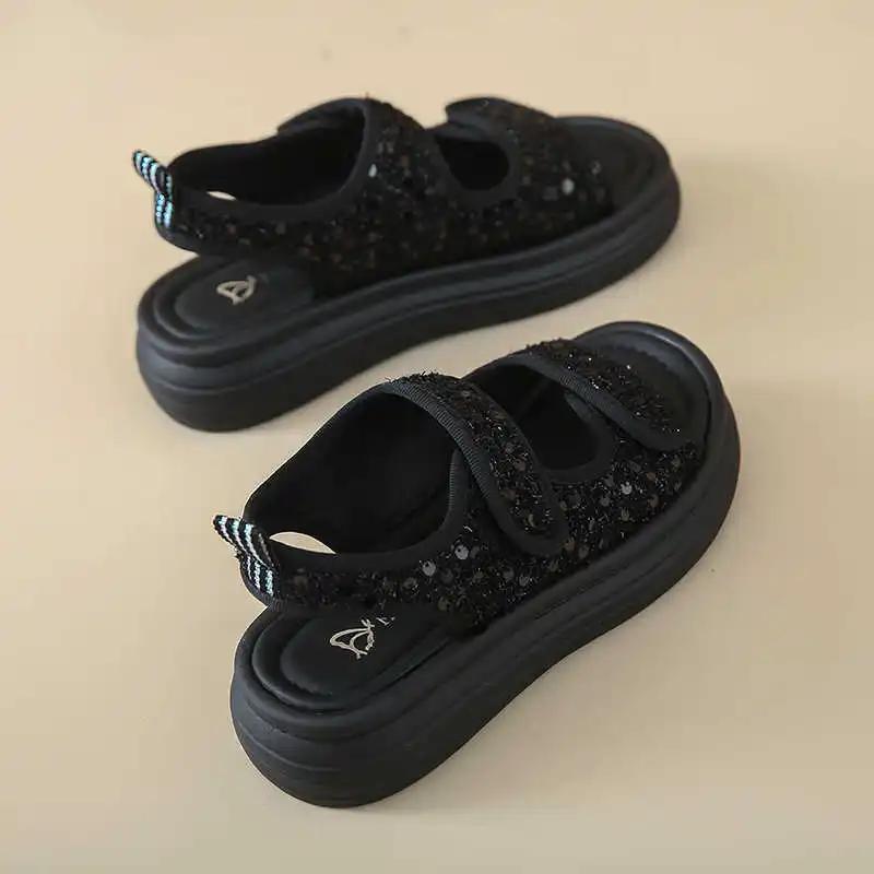 Fashion Slip-resistant Light Elegant Woman Sandals Sneakers Ladies Size 42 Shoes Brand Slippers Sports New In Releases