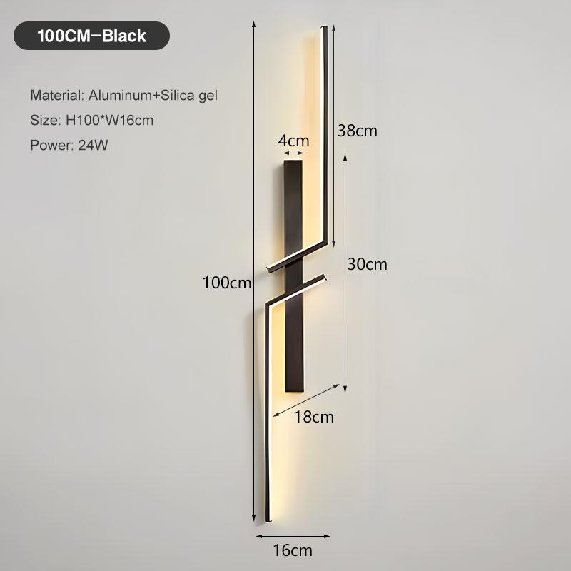 

Внутренние черные золотые светодиодные настенные светильники настенные светильники для спальни прикроватные гостиные фойе внутренние светодиодные настенные бра коридор AC85-265V Cool White