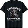 Fatherhood Is Kingdom Work Christian Dad Bible Joshua 24:15 T-Shirt