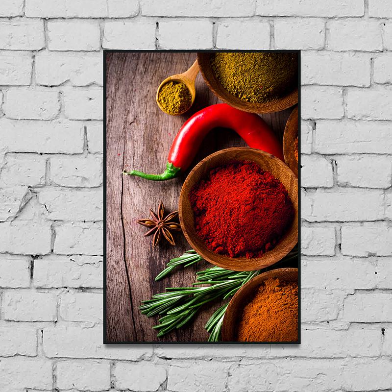 

WCIC New Chili Приправа Вкусная Специя Украшения Художественная Ткань Домашний Фон Настенное Украшение Подвесная Картина 21cm×30cm NoFrame