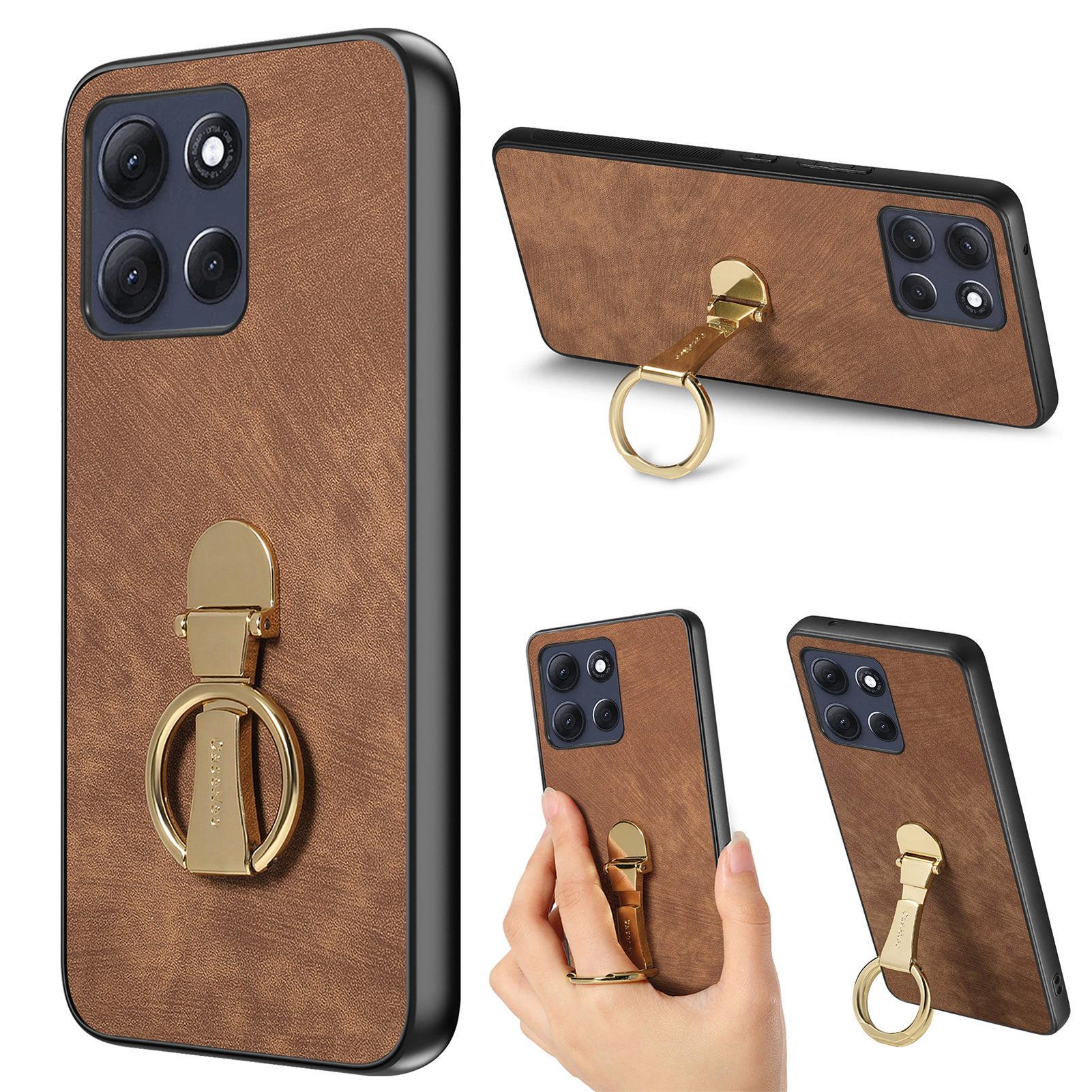 

Чохол CASENEO D22 для Motorola Moto G86 Power 5G З складаною підставкою Ретро Шкіряна задня кришка