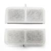10 Piezas Sistema de Filtración Triple Mascota para Filtro de Fuente para Gato Forma Rectangular