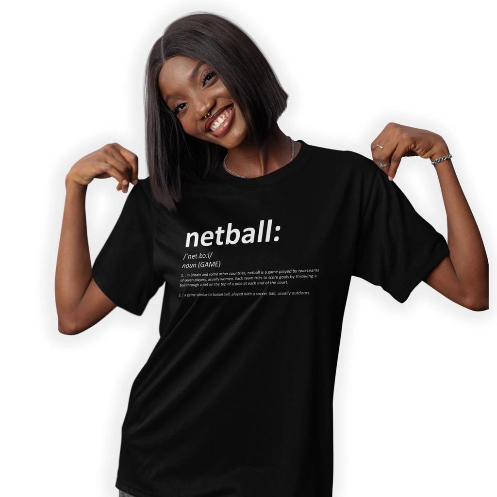 Netball Word Definition T-Shirt Sports Funny Meaning Wordplay Gift