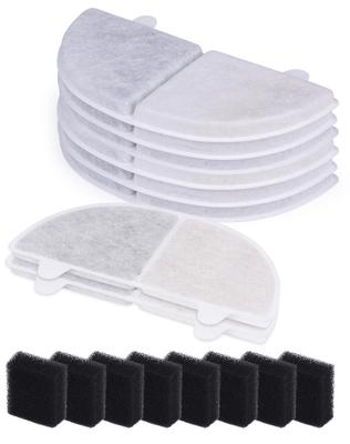 Fonte de Água para Animais de Estimação de Reposição Compatível com e para Cães e Gatos Automáticos Inclui Bomba Núcleo de Filtro de Carvão Ativado para Água de Gatos e Cães
