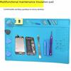 Silicone Insulation Pad for Mobile Phone Computer Repair, Hot Air Gun Welding, Screw Locator