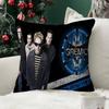 Pop Punk Band TThe OffspringS Print Throw Pillow Case Cushion Covers for Home Sofa Chair Decorative Pillowcases