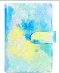 Macaroon Colored Marble Color A6\ PU Leather DIY Binder Notebook Cover Diary Agenda Planner Paper Cover School Stationery