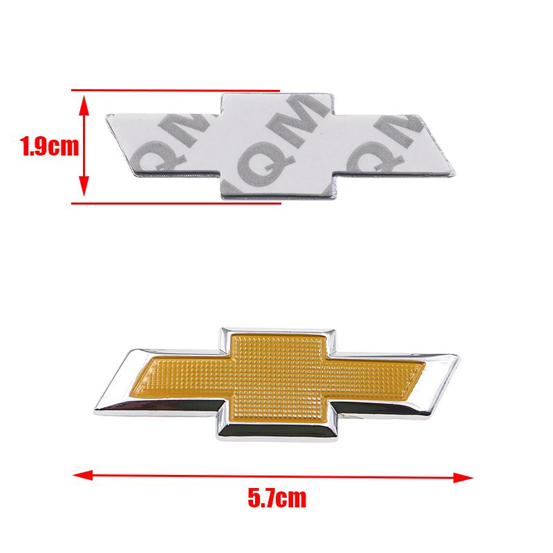 

1pcs 3D 57mm metal steer wheel emblem Sticker Car Steering Wheel Sticker Car Interior Emblem Car Accessories For Chevrolet steer wheel emblem