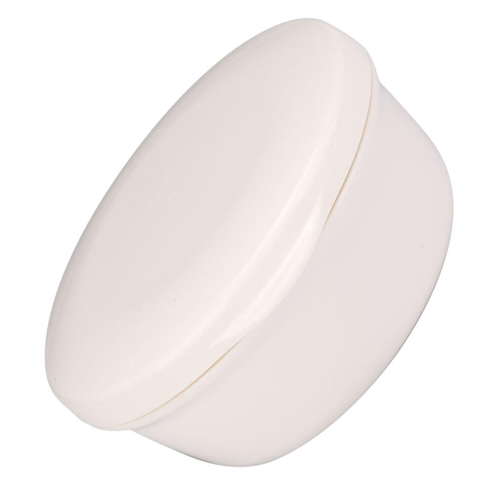 Portasapone in Plastica Contenitore Rotondo per Sapone Scatola per Sapone Angoli Arrotondati Casa Stanza del Dormitorio Hotel Viaggio