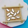 Set of 10 Tibetan Pendants Featuring Chubby Pig Designs, Ideal for Creating European Bead Jewelry And DIY Crafts, Measuring 13X1