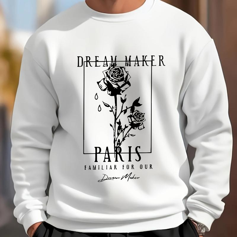 

Свитшот, Классический дизайн и прочный, Идеально подходит для повседневной носки и долгосрочного использования XXL чёрный