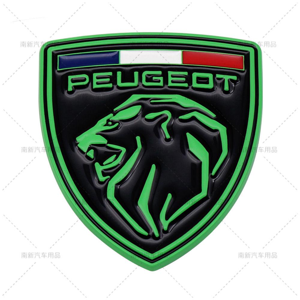 Emblème Métallique d'Aile Latérale de Voiture Badge Lion pour Coffre Arrière pour Peugeot GT LINE 107 308 306 106 Rifter 206 208 307 407 3008 207 2008 508