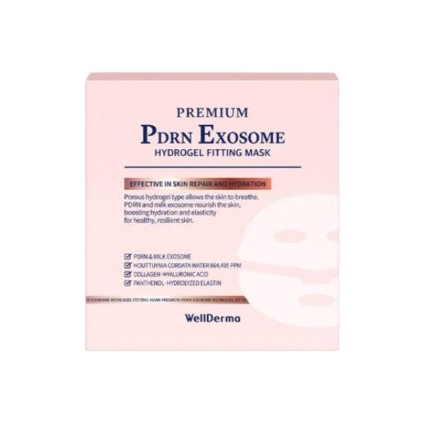 

Wellderma Premium PDRN Exosome Hydrogel Fitting Mask 30g × 3 Sheets