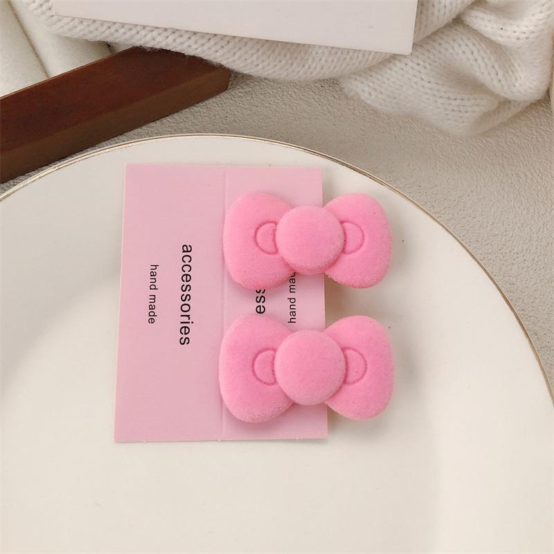 Ankola Red Bowknot Kitten Hair Clip for Girls - Sweet Hairpin Accessory