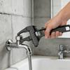 Chave Inglesa Ajustável Marcações de Escala de Precisão Abertura da Mandíbula Extra-Larga de 68mm Chave de Cabo Curto Reparos Automotivos Ferramenta Multiuso