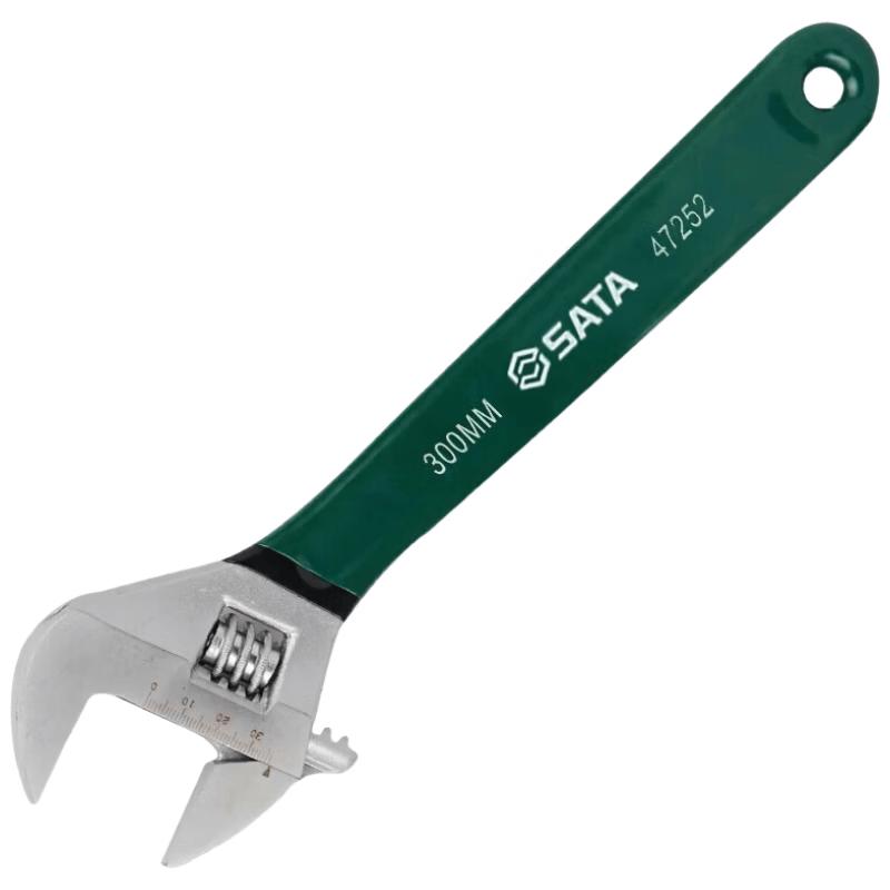 SATA Multifunction Large Opening Adjustable Wrench 5 inch