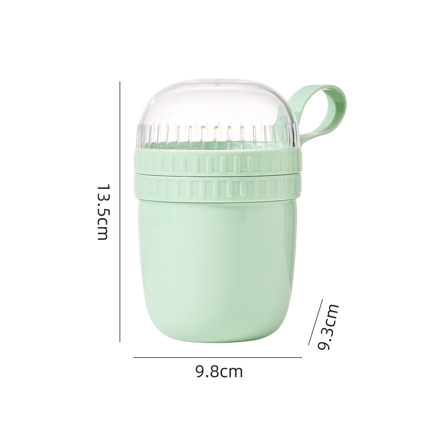 

Овсяная чашка Удобный завтрак Студенческая молочная чашка Чашка для йогурта Чашка для салата для пикника Чашка для супа офисного работника с ложкой