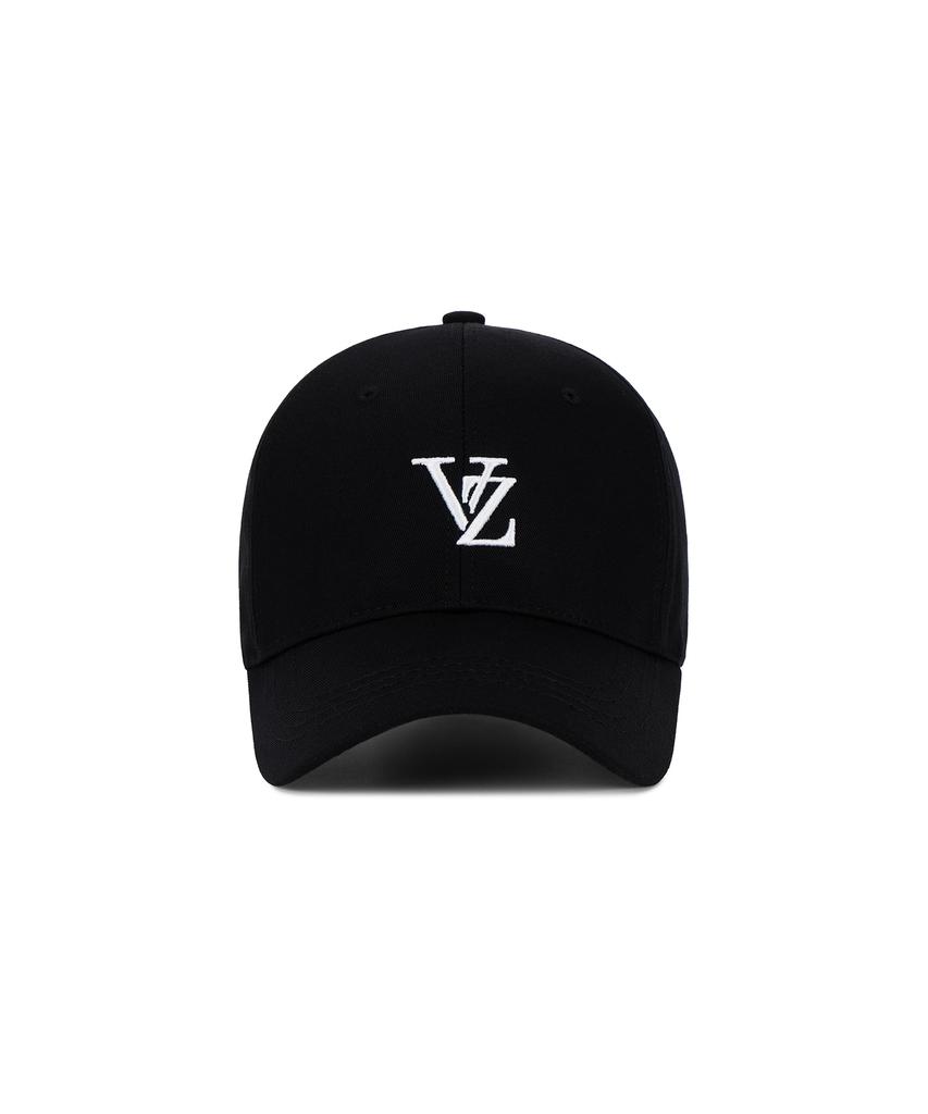 Bajal [Unisex] 3D Monogram Logo Oversized Ball Cap Black