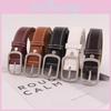 Unisex Retro Style Fashion Leather Belt With Metal Buckle Outdoor Girdle Casual