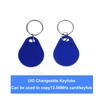 10pcs 13.56MHz UID Rewritable IC Clone Smart Key Fobs,Blank Tag Writable Readable,Access Control RFID Tag Token,Access Control Key Card Used to
