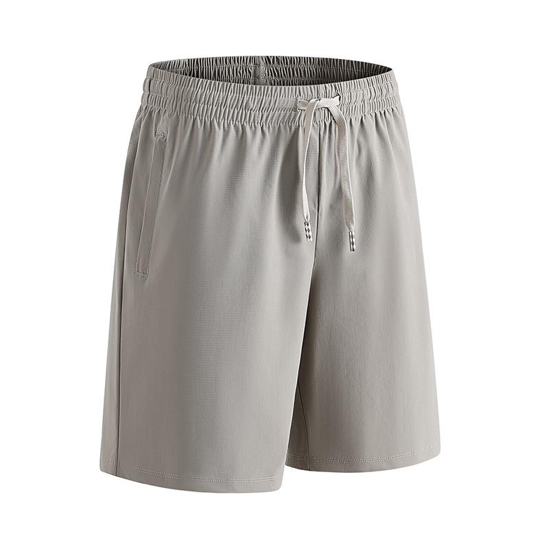 Ice Silk Quick Drying Shorts for Men's Summer Outdoor Wear, Sports Running, Casual Five Quarter Pants