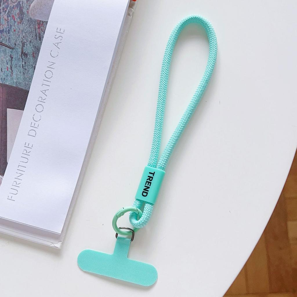 Adjustable Phone Wrist Strap Chain Fashion Simple Candy Color Mobile Phone Lanyard Universal Anti-lost Keychain Cellphone Strap