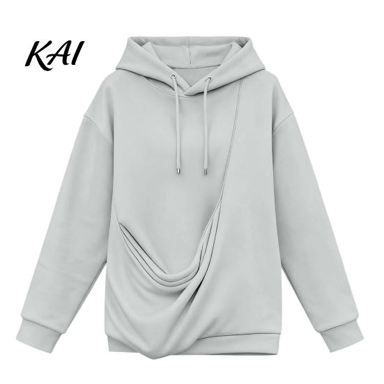 Fall Winter Hoodie Women Pet Pouch Hoodie, Oversized Hooded Sweatshirt with Kangaroo Pouch, Dog Cat Carrying Pullover Top for