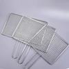 Portable Hot Dog Grill Net For Outdoor BBQ Camping Travel Easy To Clean Long Handle Roasting Mesh