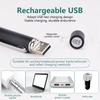 2 in 1 Nursing Flashlight USB Rechargeable Medical Handy Pen Light LED Torch Lamp with Stainless Steel Clip Pocket