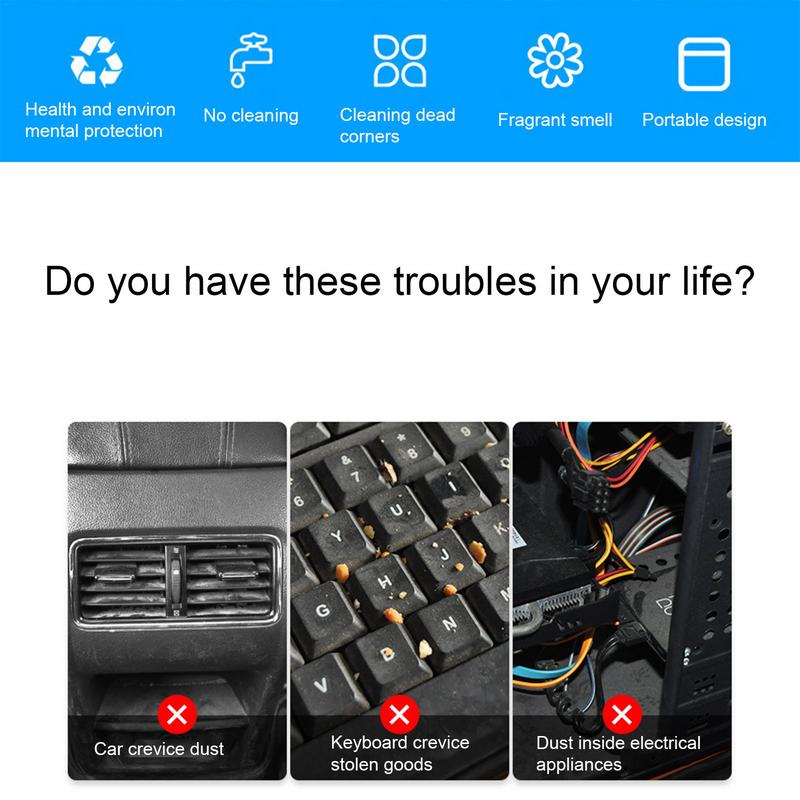 Auto Cleaning Putty Car Cleaning Gel Car Detailing Putty Auto Detailing Gel For Car Interior Cleaner Automotive Car Cleaner