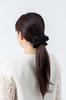 Bijinkami KOEIDO Simple Black In Formal Wear Scrunchie, (Made Japan)