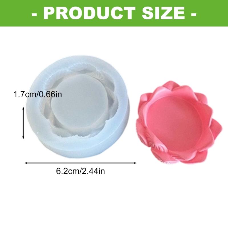 Premium Food Grade Silicone Flower Mold Perfect For Making Cake Ice Cubes And Soap Easy To Clean Baking Tool