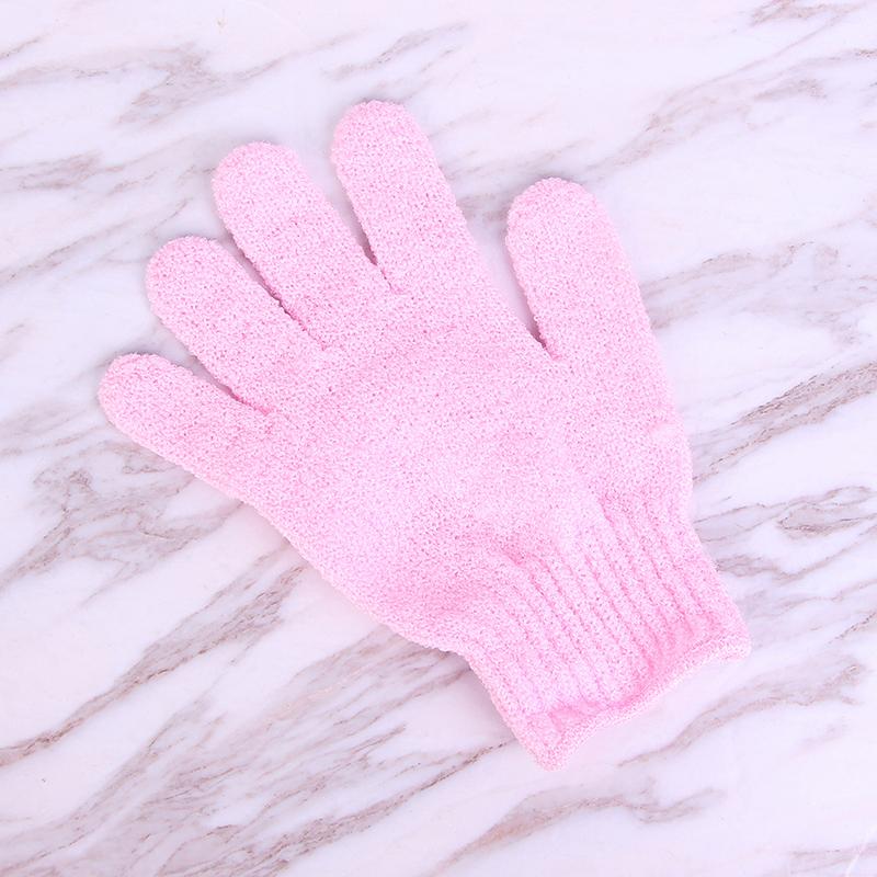 Exfoliační tělové rukavice do sprchy a koupele Lufa Masážní houba na kůži