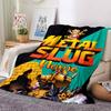 Customiz Name Personality Metal Slug  Blanket Soft &Warm Sofa Office Bed Travel Lunch Break Blanket, Gift Suitable All Seasons
