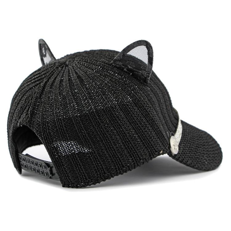 Cute Cat Ears Baseball Cap Outdoor Summer Girl