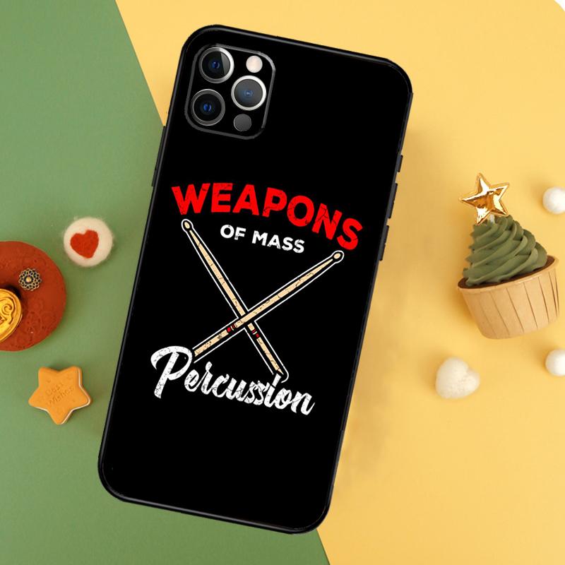 Drum Drummer Music DJ Phone Case For iPhone 17 Pro Max 17Air 16E 15 14 13 12 11 16 Pro Max Mini Shockproof Cover