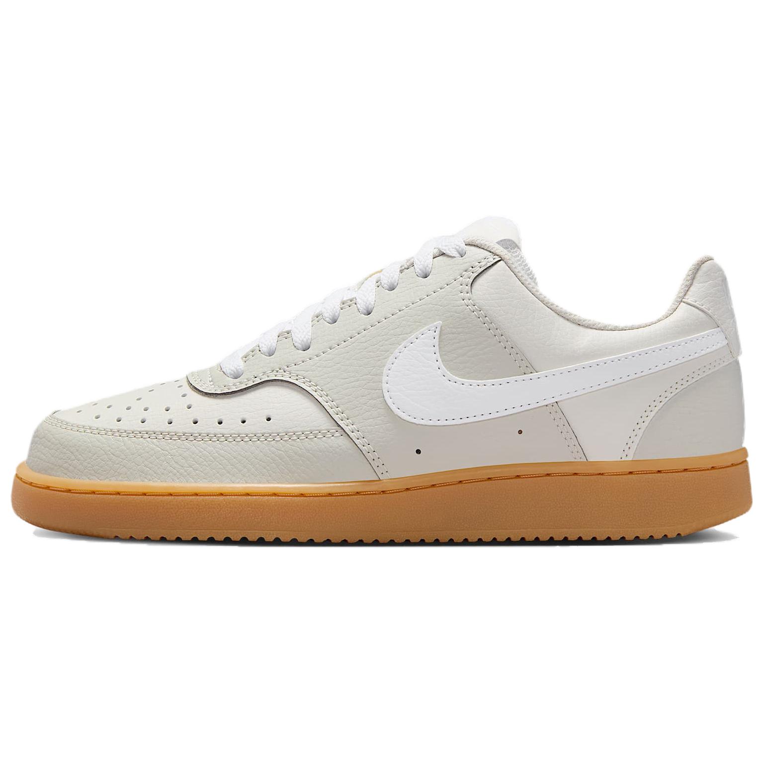 

Nike Court Vision Low Light Bone Gum Women Sneakers Cream Phantom Gum-Yellow IB7939-072 37.5