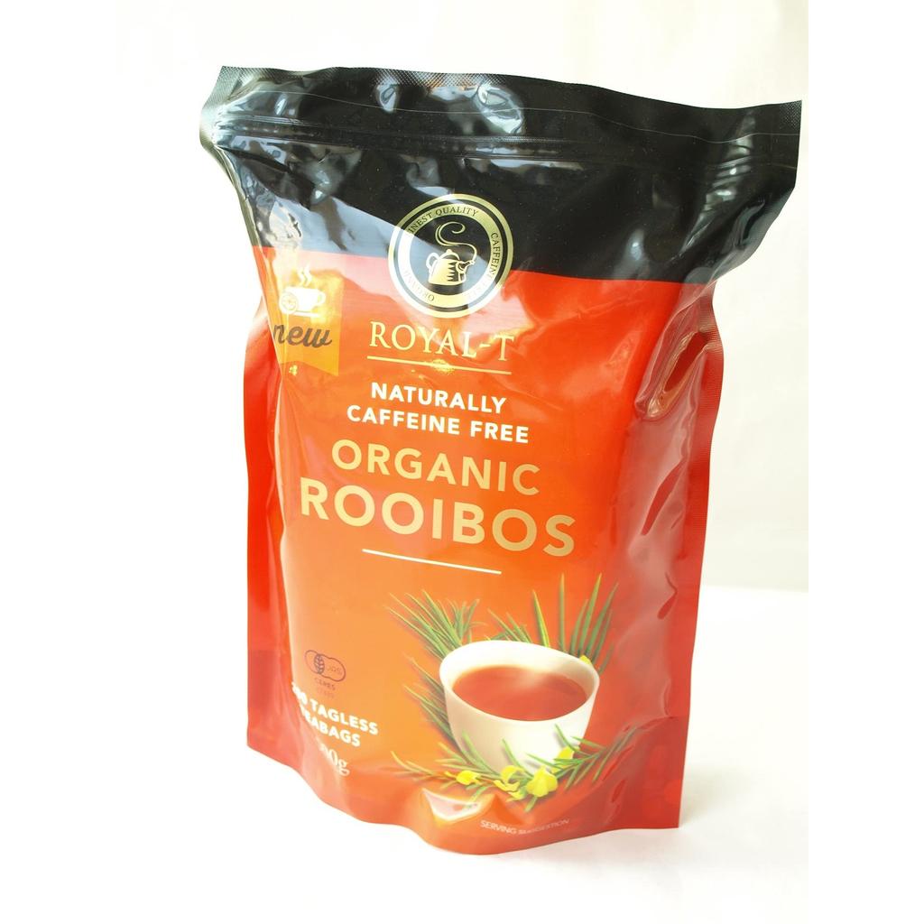 Rooibos Tea #028977-1P Organic Rooibos Tea: ROYAL-T ORGANIC ROOIBOS Super Value Pack 1 bag 500g (2.5g x 20 pieces x 10 bags)