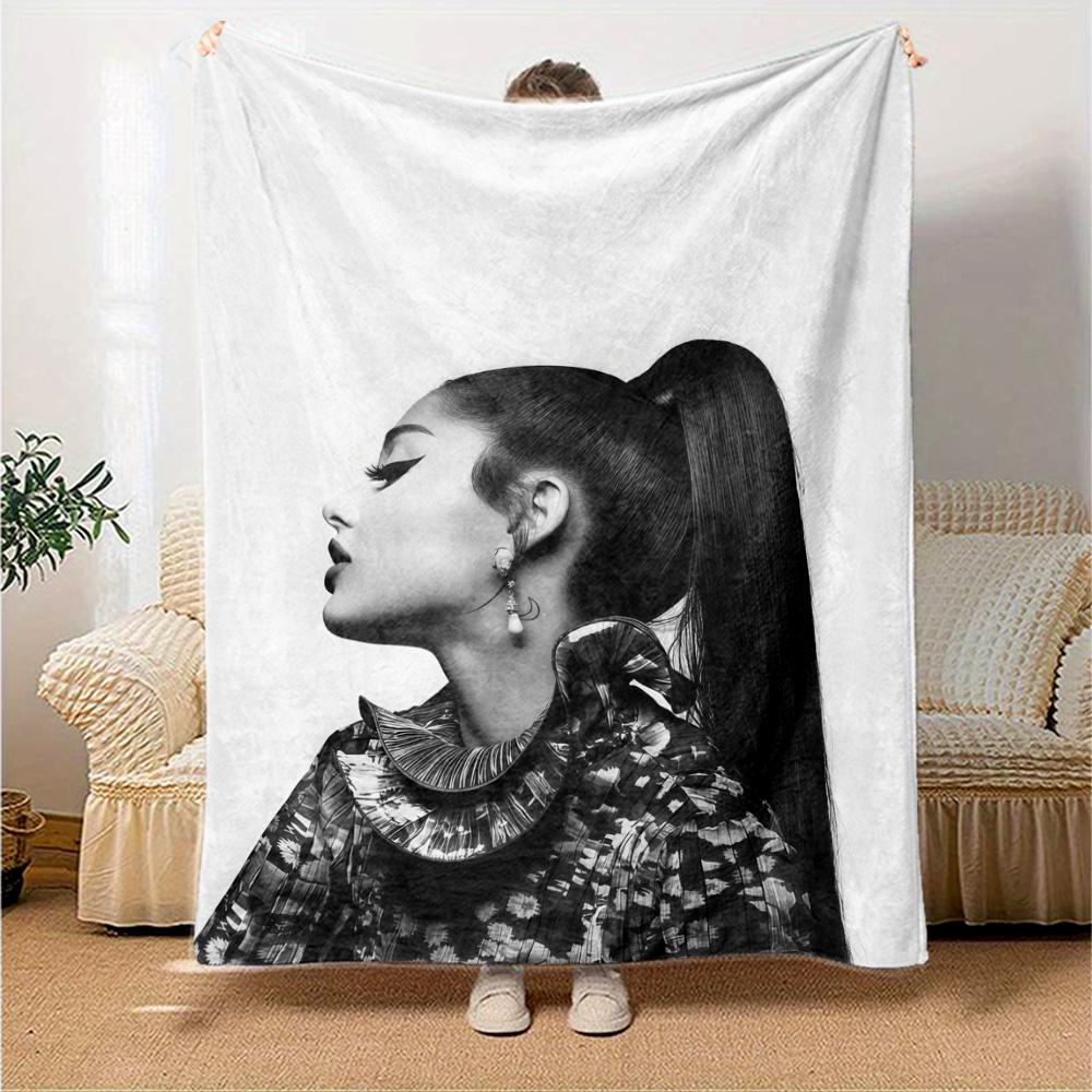 Ariana Grande Blanket, High quality Comfortable for All Seasons, Home Decor, Warmth and Comfort