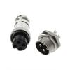 Aviation Plug Male & Female Wire Panel Metal Connector 16mm 2/3/4/5/6/8/9 Pin