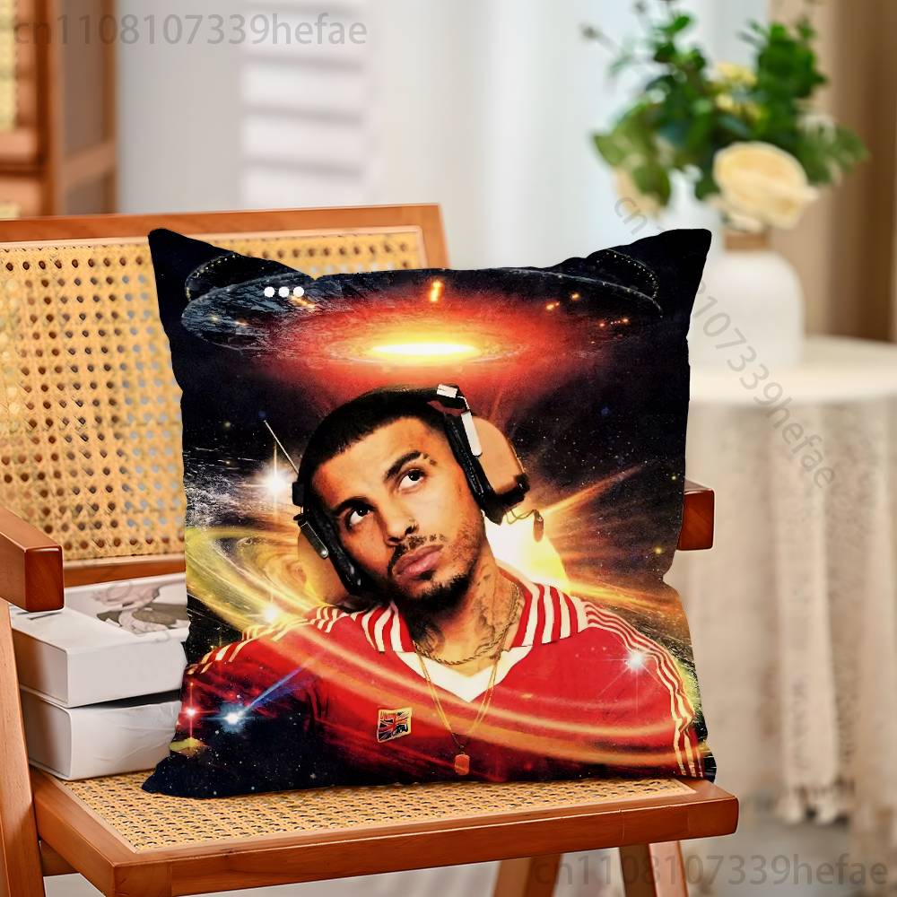 RRauw Alejandro Rapper  Pillow Cases for Bedroom Living Room Sofa Home Decor Polyester Cushion Cover with Zipper
