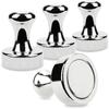 Neodymium Magnets - Sensei - Sen-mag-biu-020-004 - 4 Pieces - 20x25 Mm - Anti-corrosion